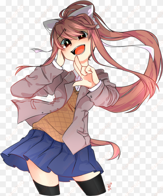 resized to 85% of original loading monika (doki doki - Моника Доки Доки Литературный Клуб