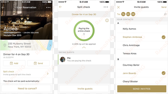 restaurant-booking app reserve now lets you automatically - restaurant