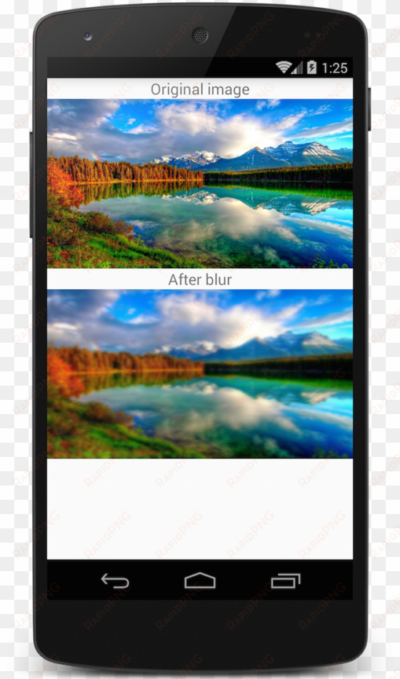 result - - blur image in android studio