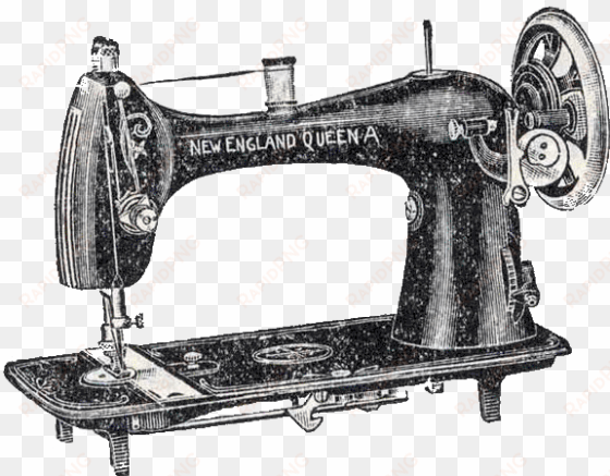 reversew a sewing machine - vintage singer sewing machine drawing