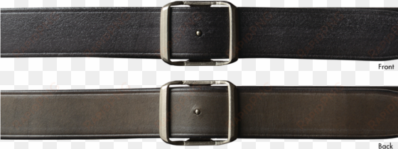 reversible post buckle belt, oiled leather - buckle