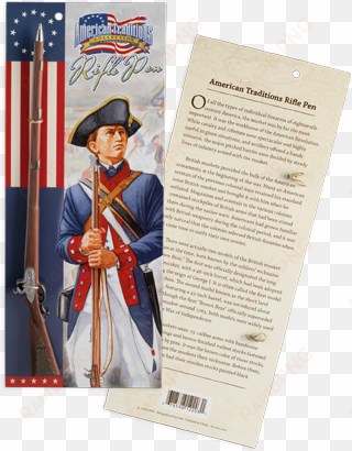 Revolutionary War Rifle Ink Pen - American Traditions Brown Bess Rifle Pen transparent png image