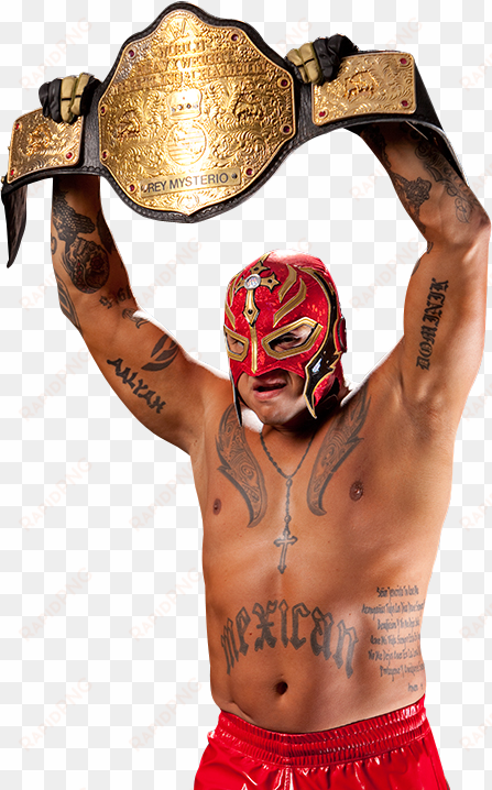 rey mysterio renders by hsn desinger - rey mysterio world heavyweight championship png