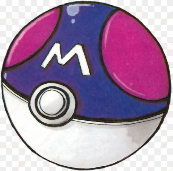 rg master ball from the official artwork set for pokemon - bulbapedia