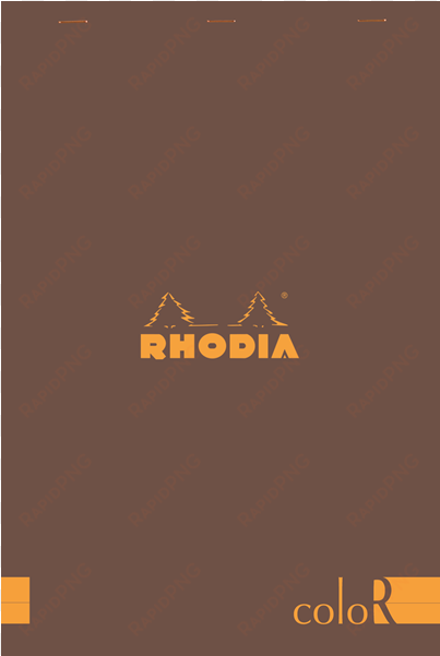 rhodia color n16 premium pad - r by rhodia with cream paper black a5 - lined