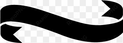 ribbon black banner vector - cintas decorativas png