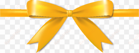 ribbon clipart yellow bow - yellow ribbon bow png