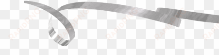 ribbon transparent silver - white curly ribbon png