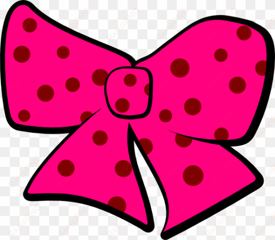 ribbons clipart hellokitty - pink polka dot bow clipart