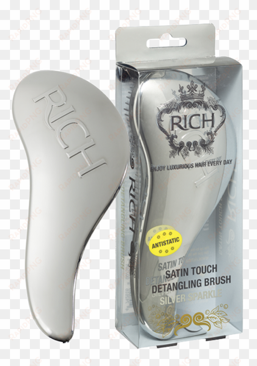 rich hair care rich satin touch detangling brush -