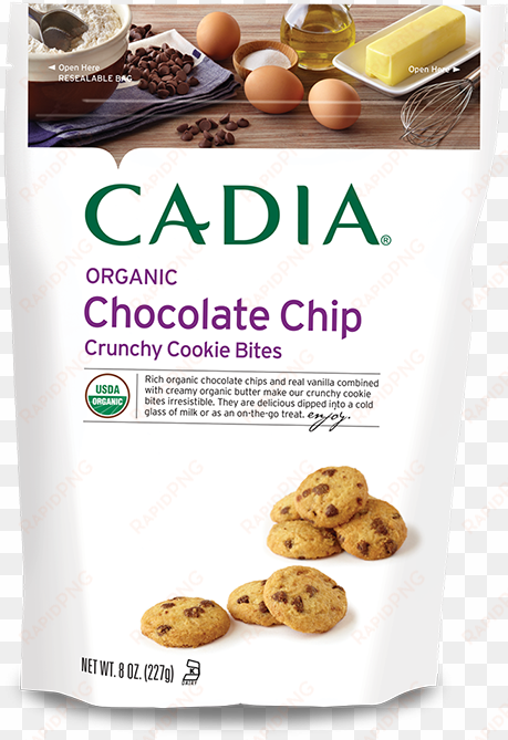 rich organic chocolate chips and real vanilla combined - cadia organic animal cookies 8 oz