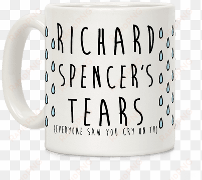 Richard Spencer's Tears Coffee Mug - Roses Are Red Violets Are Blue I M Single transparent png image