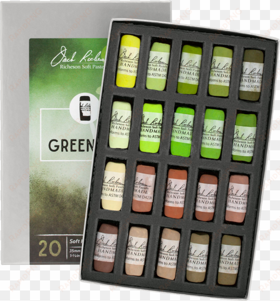 richeson soft handrolled pastels set of - richeson soft handrolled pastels set of 20 - color: