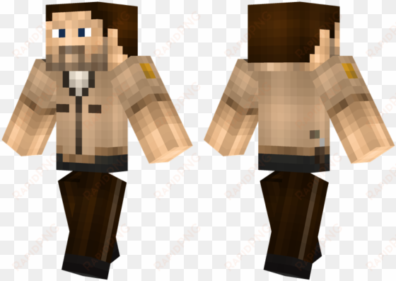 rick grimes - minecraft skin superior spiderman