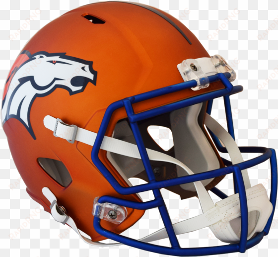 riddell deluxe replica helmet blaze - riddell denver broncos blaze revolution speed full-size