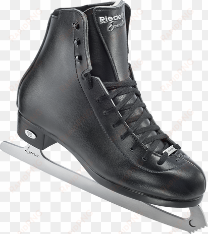 riedell model 19 emerald boys figure skates, black