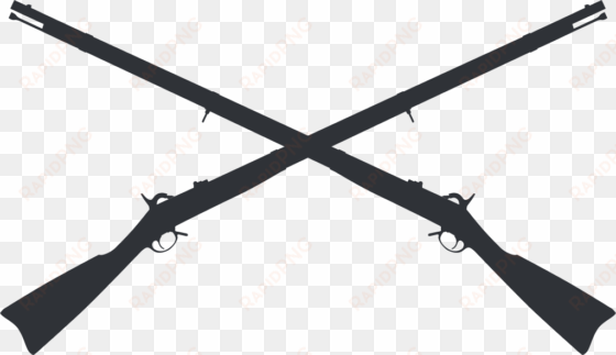 rifle clipart musket - crossed guns png