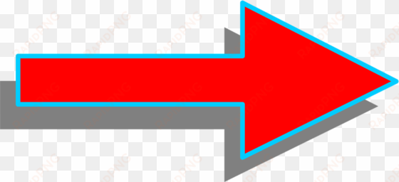 right clipart red arrow - arrow with shadow png