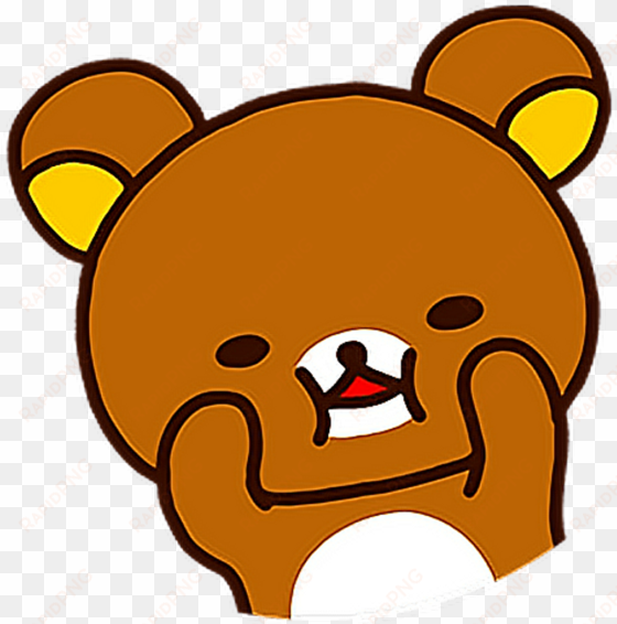 rilakkuma oso osito bear freetoedit - stickers kawaii png