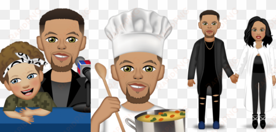 riley curry rules stephen's emoji app - riley curry emoji
