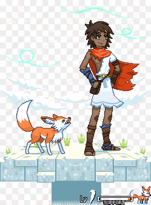 rime clipart deviance - rime boy and fox