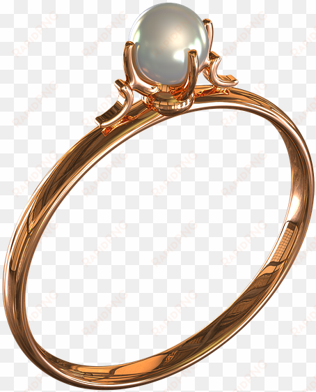 ring with pearls, ornament - ornament
