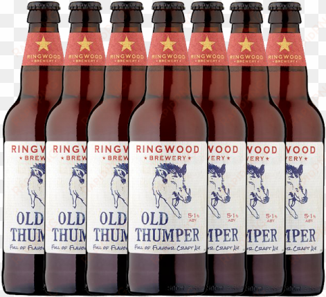 Ringwood Old Thumper - Journey's End Ringwood Brewery Old Thumper Strong Ale transparent png image