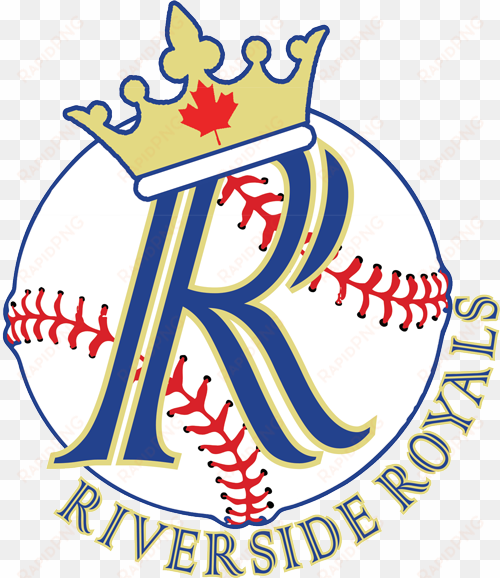 riverside royals bantam major - riverside baseball logo