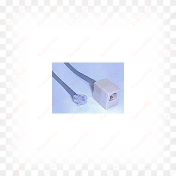 Rj11 Male To Female Phone Cord Extension Straight Cable - Iec L0540-50 Rj11 Male To Female Phone Cord Extension transparent png image