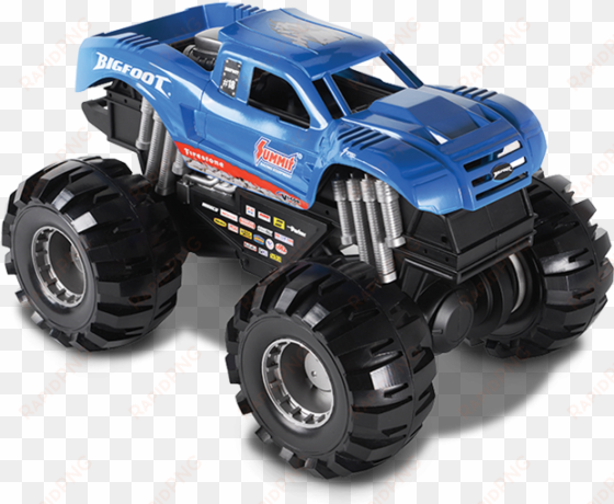 road rippers 17" monster truck big foot, blue