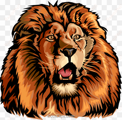 roaring lion royalty free vector clip art illustration - liberty middle school logo madison al