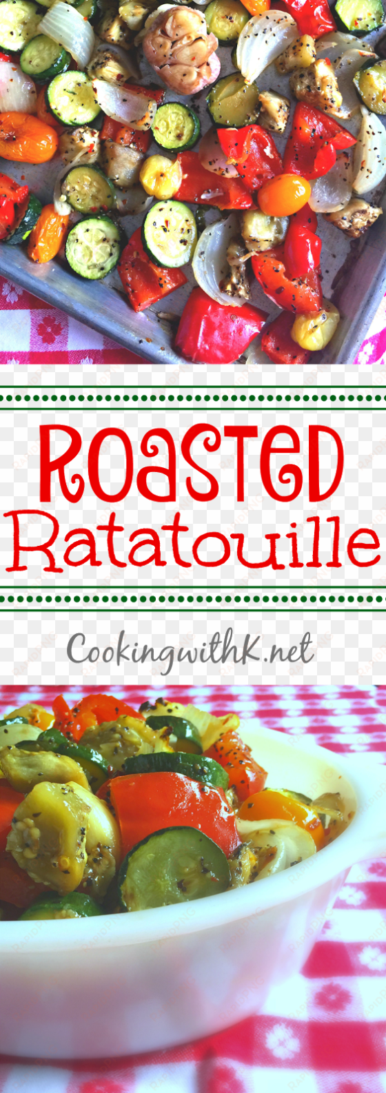 roasted ratatouille vegetables recipe printable recipe - natural foods