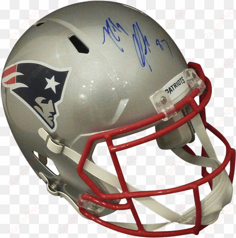 rob gronkowski autographed new england patriots deluxe - new england patriots