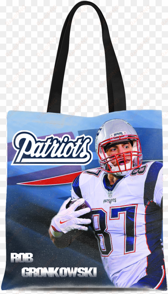 rob gronkowski cool tote - new england patriots - logo rash guard juvy t-shirt