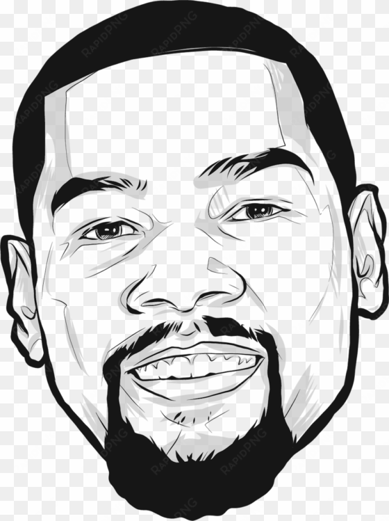 rob zilla's designs for the nba's golden state warriors - kevin durant face drawing