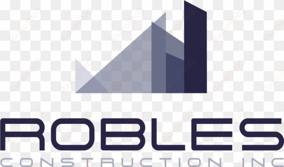 robles construction has a brand new bold look - logo