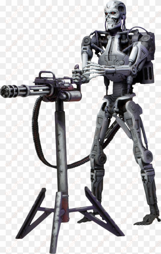 robocop vs the terminator - neca terminator heavy gunner endoskeleton 7