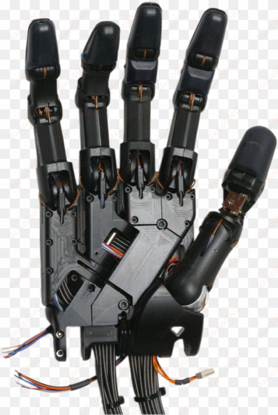 robot hand png jpg black and white - robot body part png