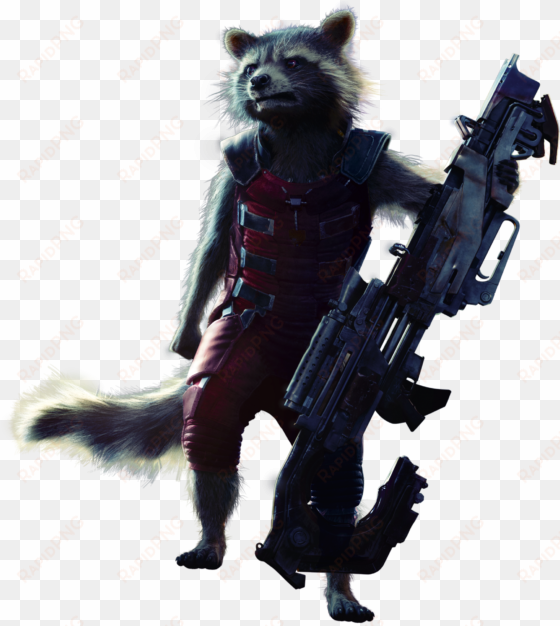 rocket raccoon - guardians of the galaxy rocket png