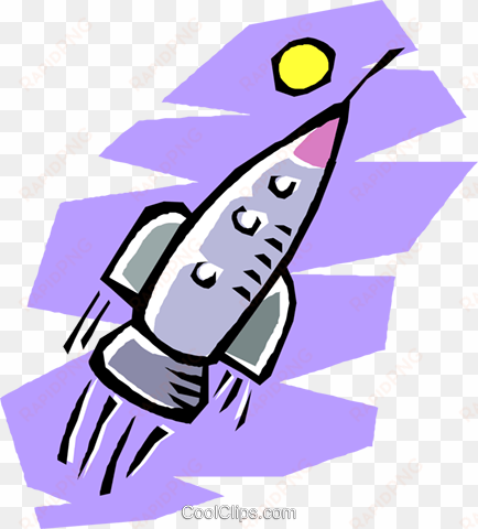 rocket ship flying through outer space royalty free - outer space