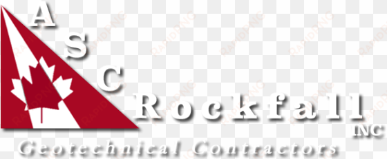 rockfall logo white - traffic sign