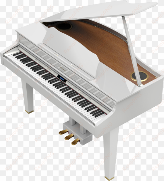 roland gp607 digital grand piano - roland gp607 digital grand piano, polished white