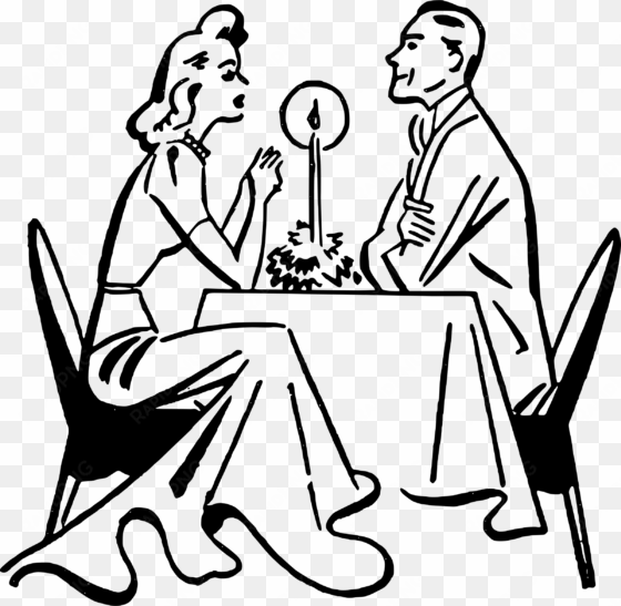 romantic - romantic dinner clipart