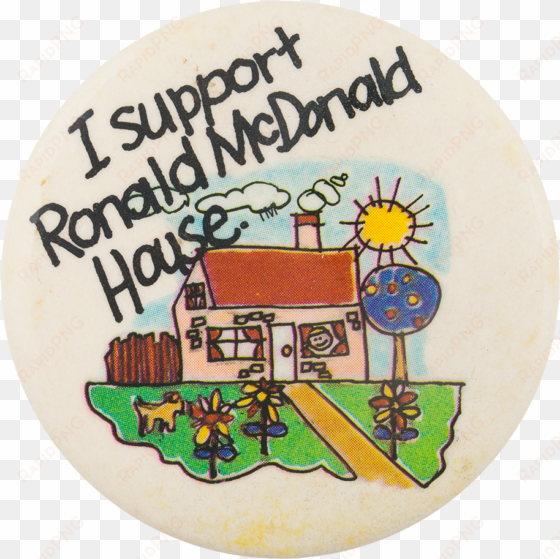 ronald mcdonald house - label