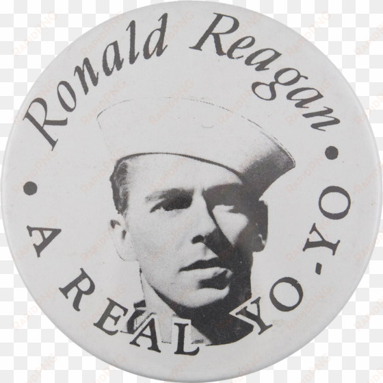 ronald reagan a real yo-yo - badge