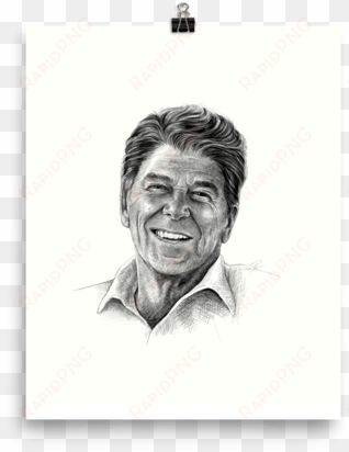 ronald reagan poster - sketch