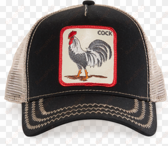 rooster - goorin bros. mens rooster hat in black one size