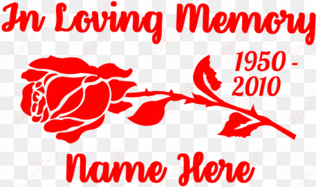 Rose Loving Memory - Hjlwst Sexy Rose Tattoo Stickers Temporary Tattoos(1 transparent png image