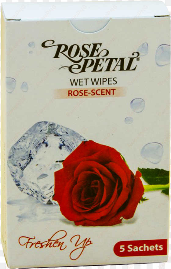 rose petal fresh wipes perfumed - garden roses