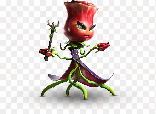 rose - plant vs zombies heroes rosa